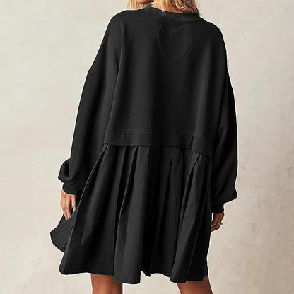 Dam Miniklänning Lätt Polyester Elegant Design-3