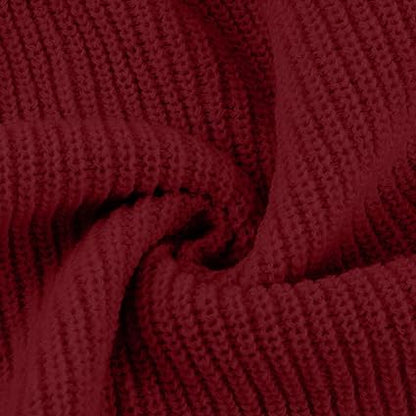Dam Turtleneck Klänning Bred Passform Polyester-6