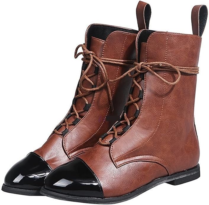 Dam Stövlar Elegant Design Läder för Vardag och Fest-3