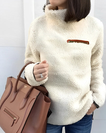 Variant image for Dam Turtleneck Vintertröja Överdimensionerad Ull-33