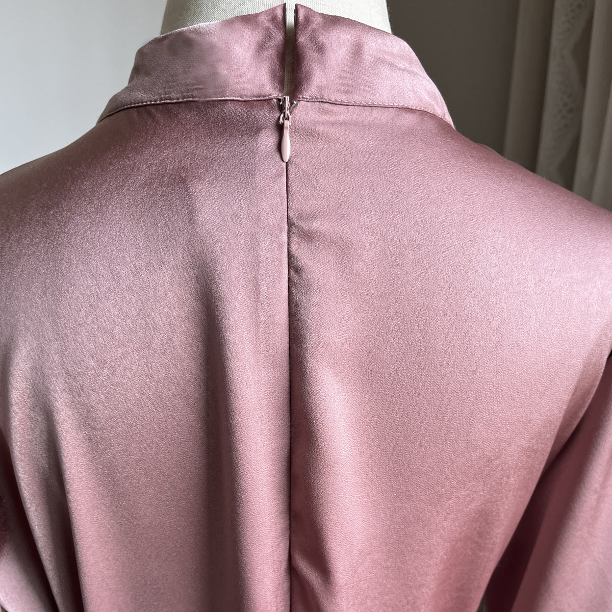 Damklänning Retro Stil Polyester Fina Dam Klänningar-6
