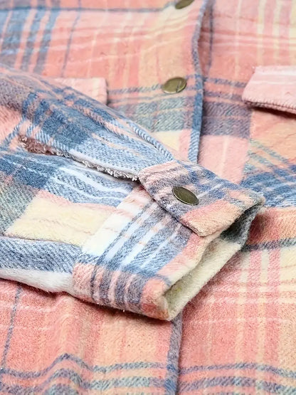 Damjacka med Huva och Dragkedja i Mjuk Fleece – Avslappnad Passform för Damer, Perfekt för Utomhusaktiviteter 3
