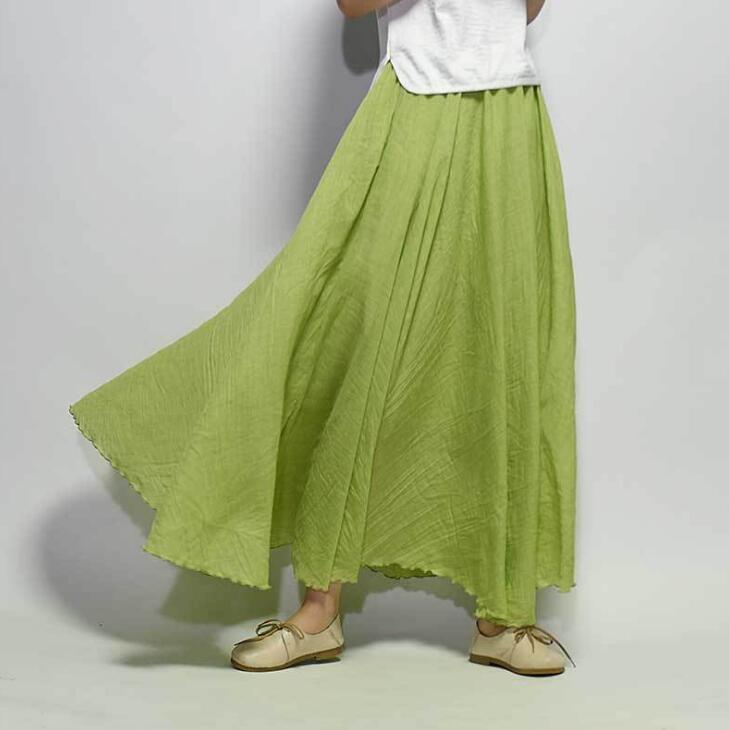Variant image for Dam Maxikjol Boho Hög Midja Luftig Polyester-33