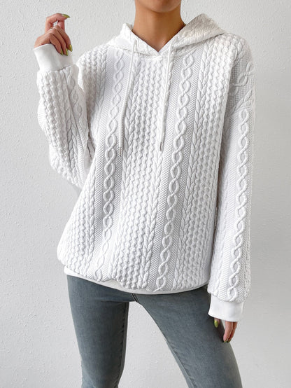 Variant image for Dam Hoodie Löst Snitt Mjuk Tyg-1