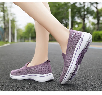 Dam Sneakers Ergonomisk Design Väderbeständig Andningsbart Syntetmaterial 5