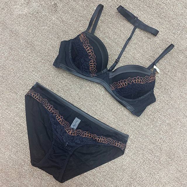 Variant image for Dam Push-up BH Blommönster Bomull Spandex-1