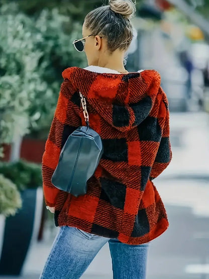 Dam Kappa Plus Size Röd Fleece-5