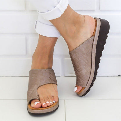Dam Sandaler Ortopediska Bekväm Nano-Foam Stöd-3