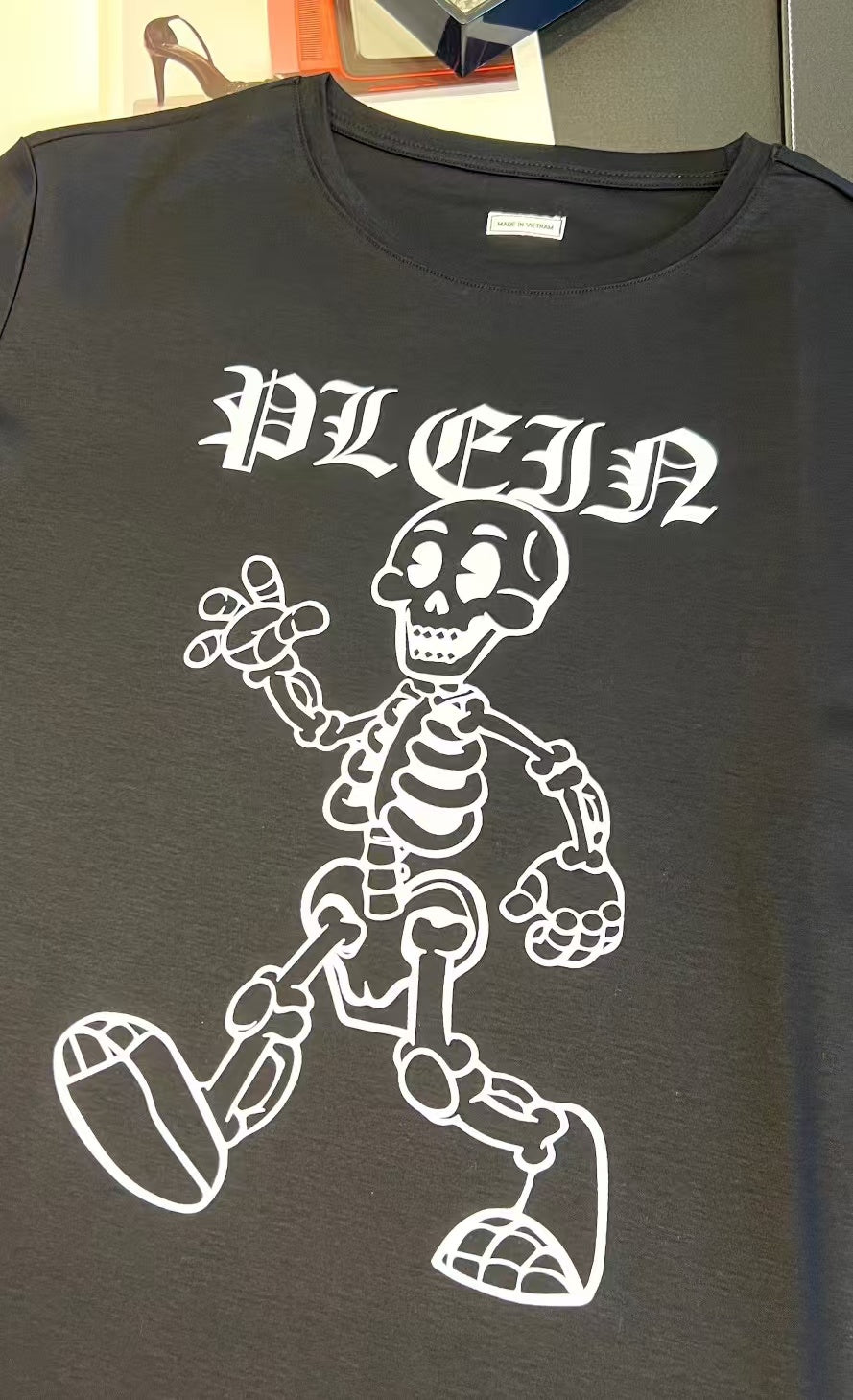 Herr Långärmad T-shirt Rund Hals 100% Bomull-3