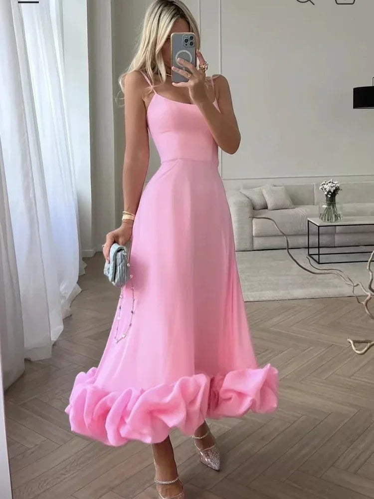 Fina Dam Klänningar Slitlös Tidlös Design Högkvalitativt Material-5