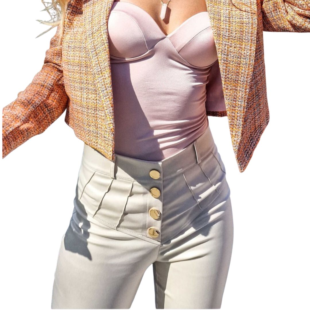 Dam Slang Läderlook Polyester Elegant Design 2