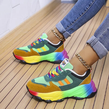 Unisex Sneakers i Syntetiskt Material – Modern Design för Komfort och Stil, Finns i Storlekar 36-45 8