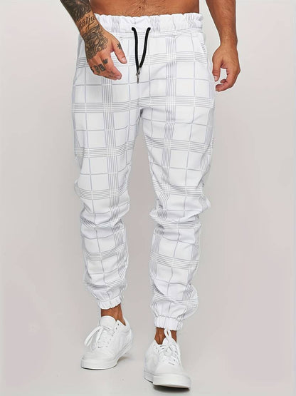 Variant image for Dam Sweatpants Rutigt Designad i Mjuk Bomull-6