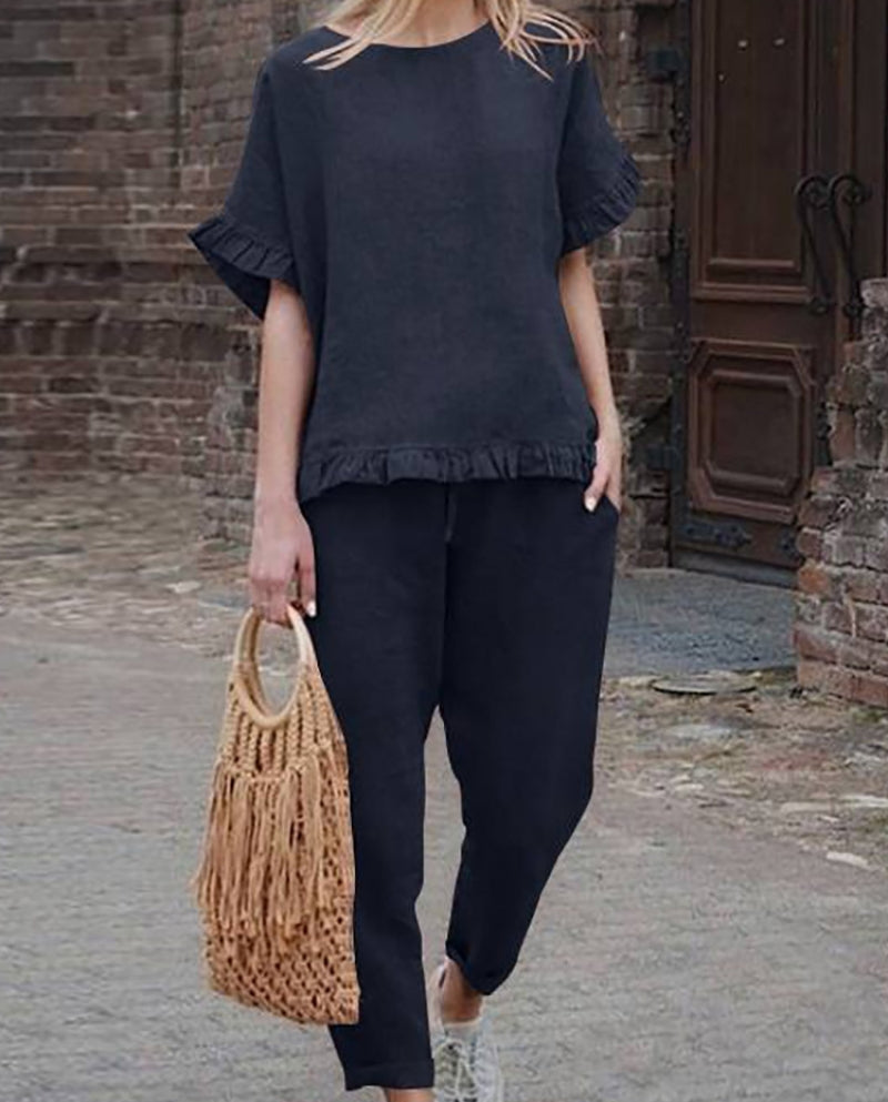 Variant image for Dam Casual Kläduppsättning Avslappnad Bomull-13