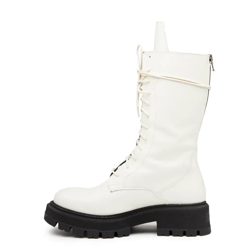 Dam Stövlar Spetsdesign Ekosläder med Justerbar Snörning-6