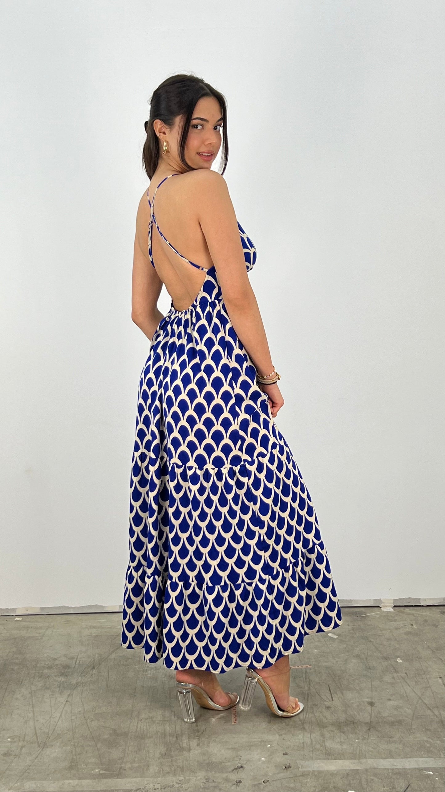 Damklänning Modern Passform 100% Polyester Fina Dam Klänningar 2