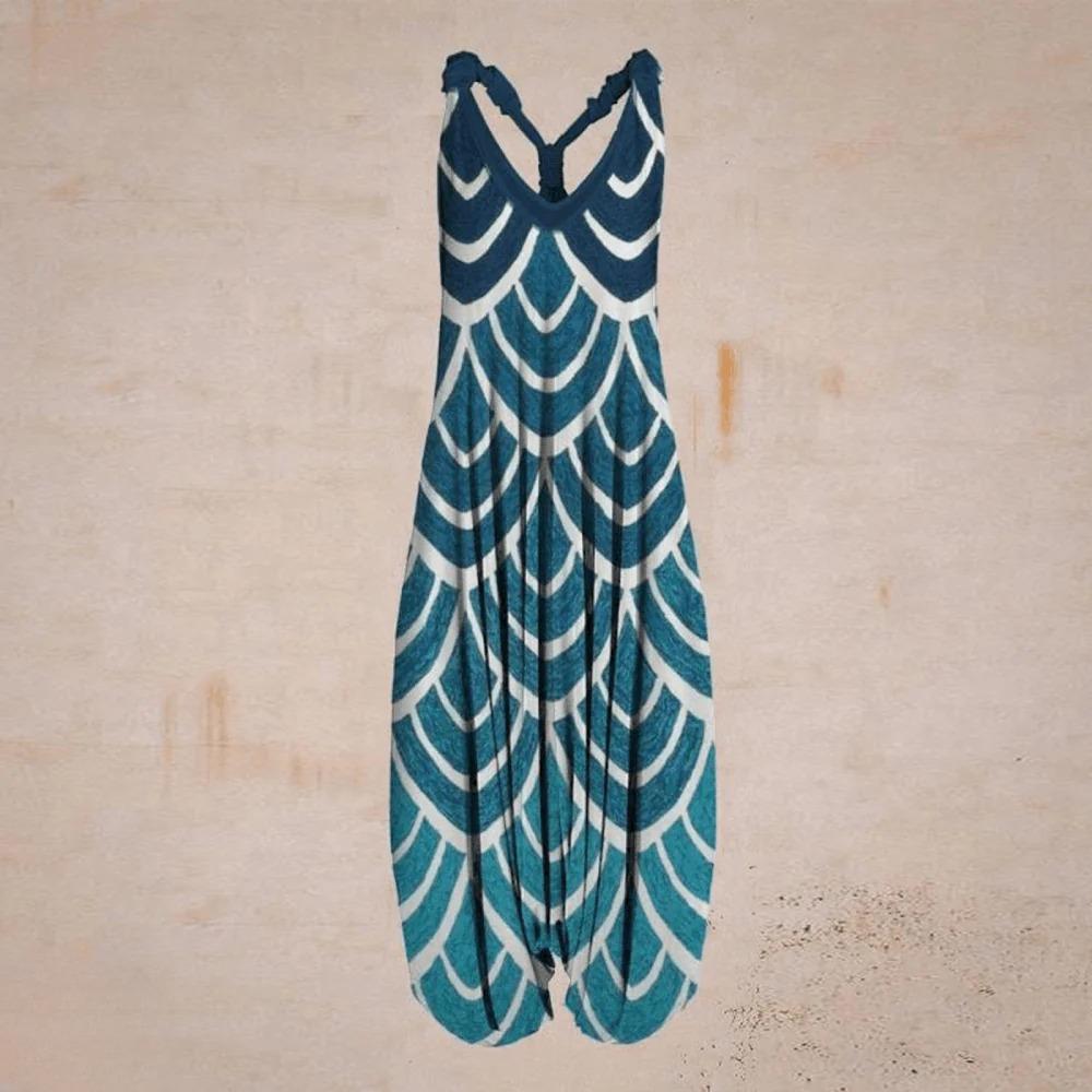 Variant image for Dam Jumpsuit Luftig Design Andningsbart Material-49