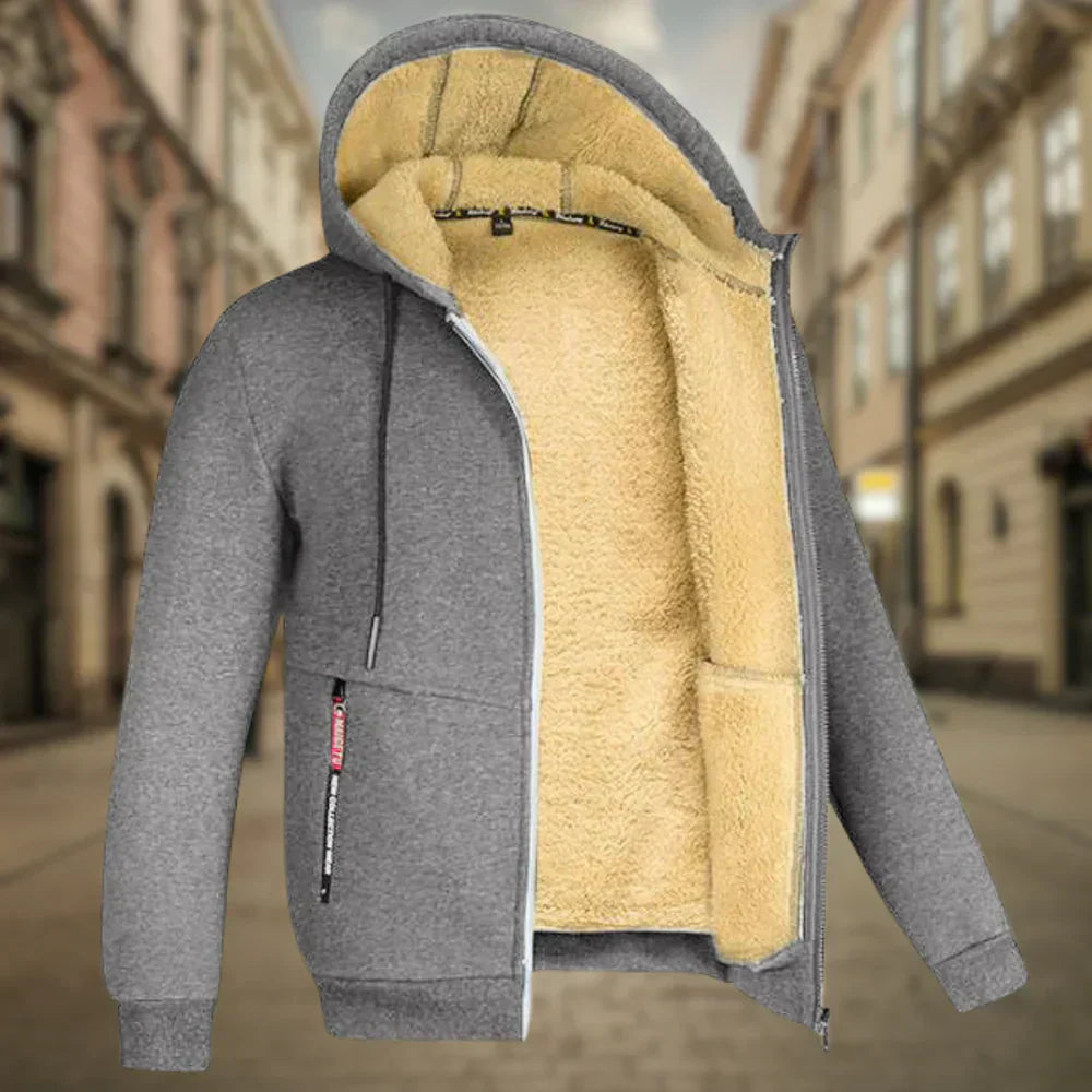 Variant image for Herr Hoodie Fleece Modern Avslappnad Passform 100% Polyester-37