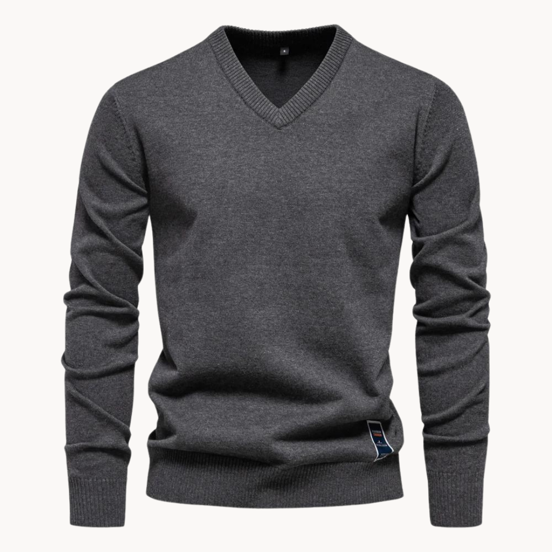 Variant image for Herrpullover Lätt Bomullsmix Mångsidig-31
