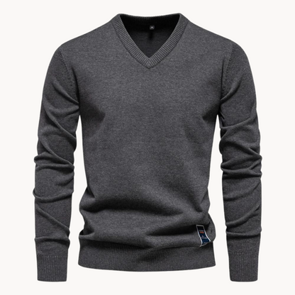 Variant image for Herrpullover Lätt Bomullsmix Mångsidig-31