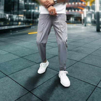 Herr Cargo Byxor Stretch Design för Aktiv Användning-4