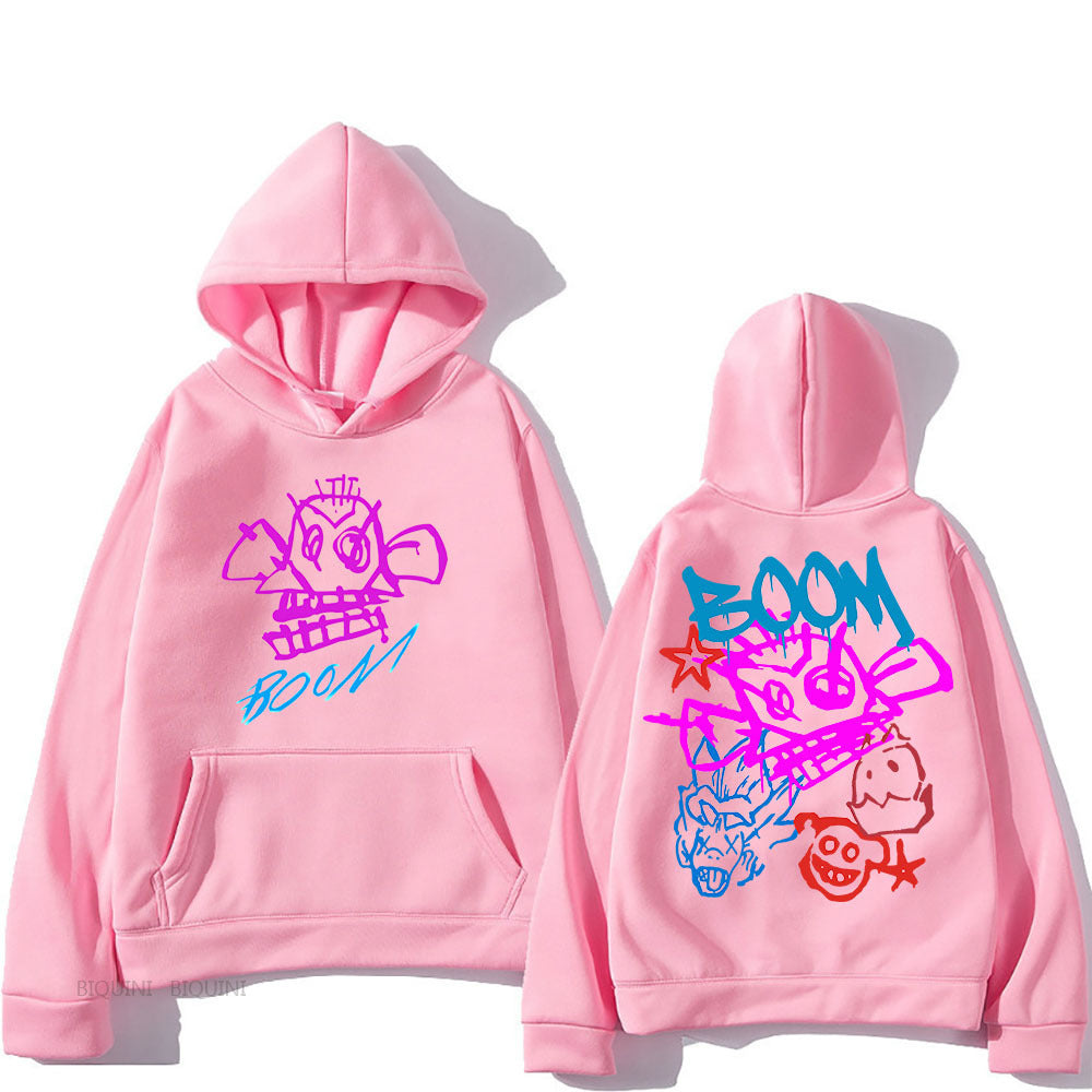 Variant image for Unisex Hoodie Arcane Jinx Tecknad Design Polyester-37