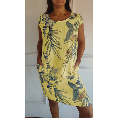 Kvinnoklänning i Mjuk Tygblandning med Klassiskt Snitt – Passar För Fest och Vardag, Finns i Flera Färger och Storlekar S-XL 2