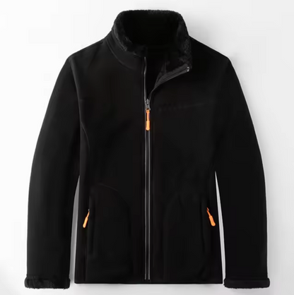 Variant image for Unisex Fleecejacka Dubbelsidig Polarfleece för Utomhusaktiviteter-8