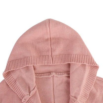 Lång Kofta Dam Avslappnad Stickad Design Högkvalitativt Material-2