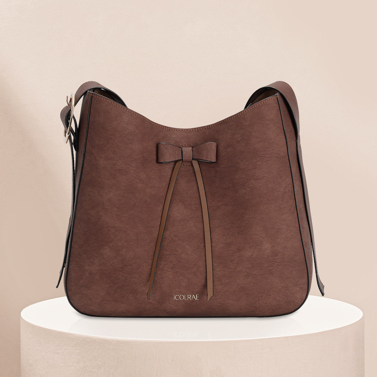 Dam Hinkväska Casual PU Läder Stor Kapacitet-5