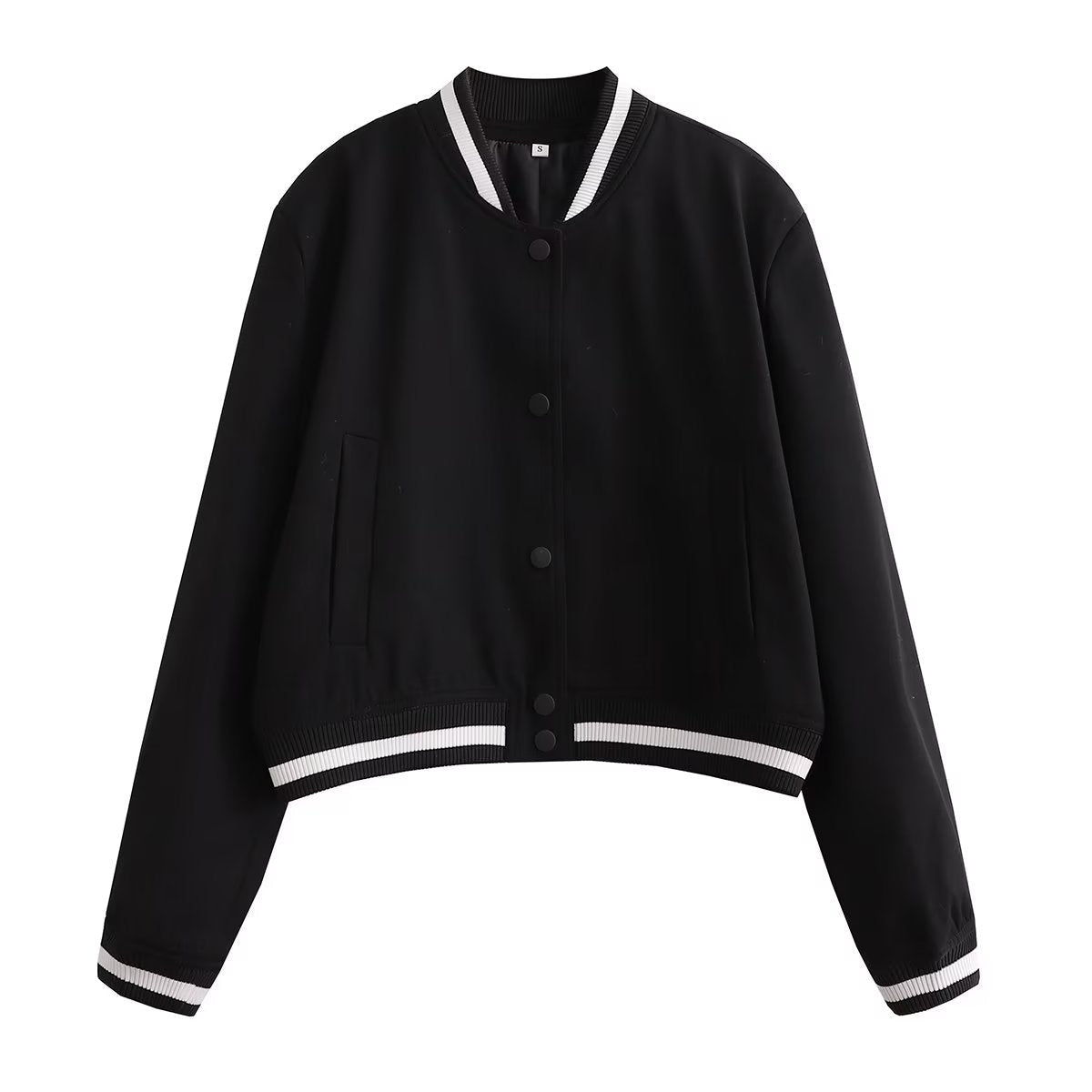Damen-Jacke, kurz, casual, Bombarjacka Stil, hochwertig, Stoff-4