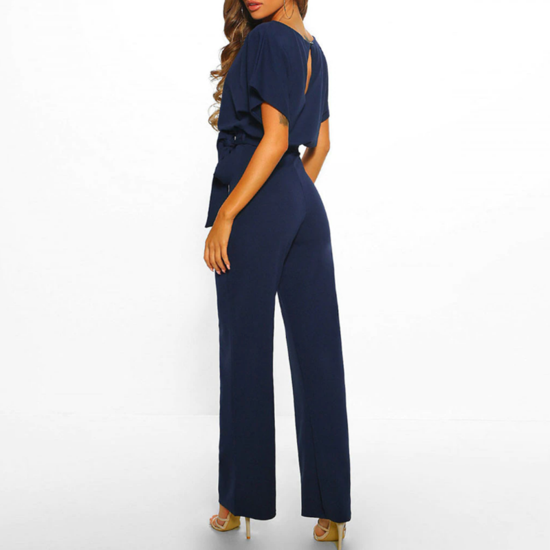 Kvinnors Jumpsuit Elegant Bred Byxben Polyester 2