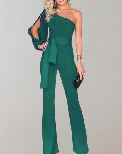 Variant image for Dam Jumpsuit Med Slingbälte Och Glitterdetalj Högkvalitativt Tyg-9