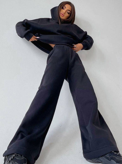 Variant image for Damer Hoodie och Joggingbyxor Set i Mjuk Bomull-8