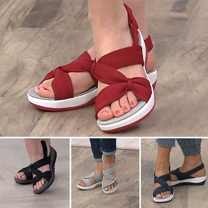 Dam Sandaler Kilformad Justerbar Sula Mjuk Syntet 4