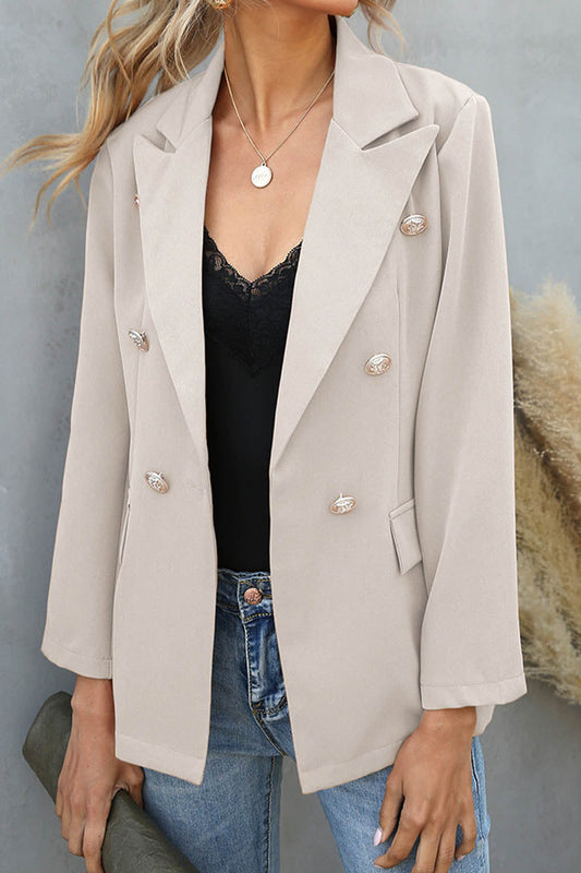 Damjacka Avslappnad Stil Högkvalitativ Polyesterjacka för Dam-1