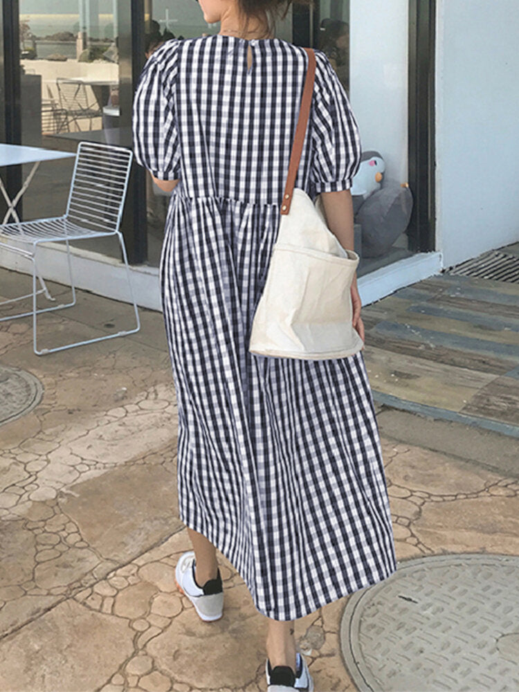 Maxiklänning Dam Asymmetrisk Skärning Lätt Polyester För Sommar-2