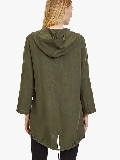 Kvinnors Jacka Rullbara Ärmar Mångsidig Design Första Klassmaterial-2