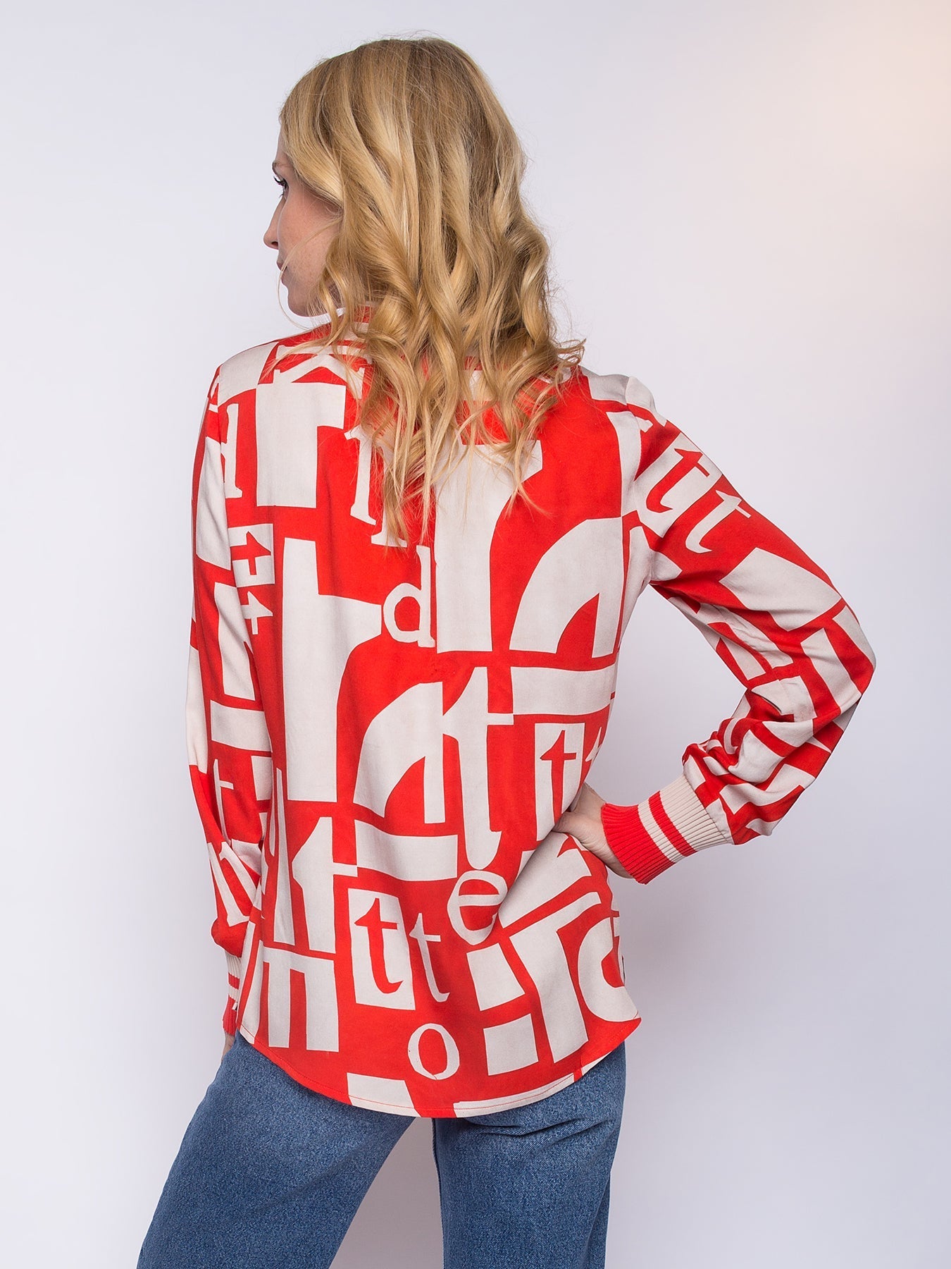 Dam Långärmad Topp Sportig Stil Viskos-3