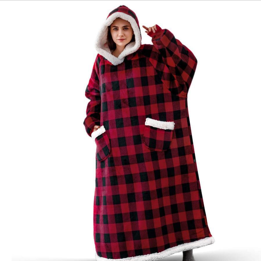 Variant image for Unisex Oversized Cozy Cover-Up Soft Fabric-5
