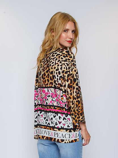 Dam Blus Leo Love Stativkrage Viskos-3