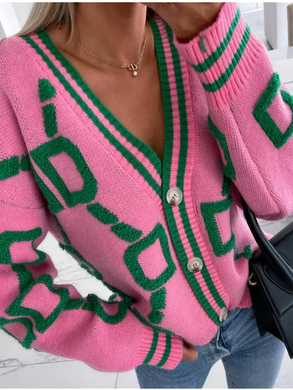 Variant image for Lång Kofta Dam Avslappnad Passform 100% Akryl-7