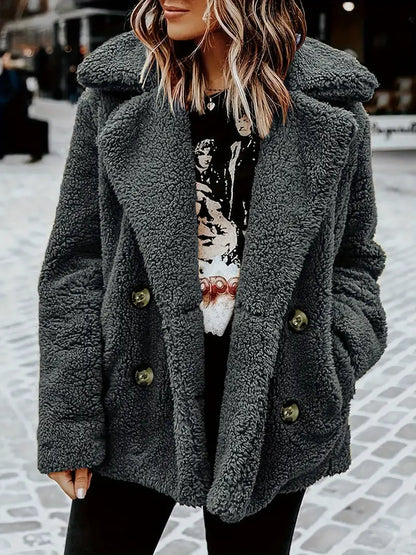 Variant image for Damjacka Teddy Chic Lång Ärmar Teddytyg-11