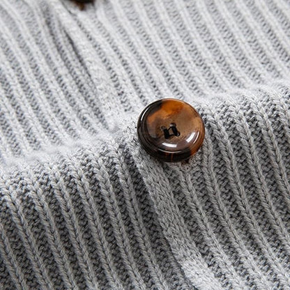 Dam Lång Kofta Stickad Akryl Modern Design-3