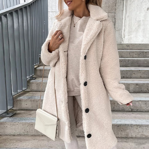 Damjacka Mjuk och Bekväm Design för Kalla Dagar i Mjuk Textil-5