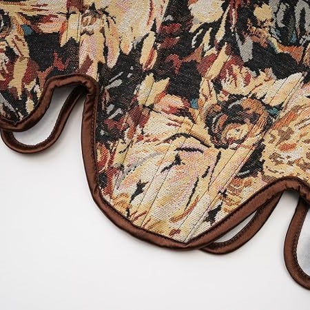 Dam Corset Blommotiv Tapetdesign Justerbara Slingband-5