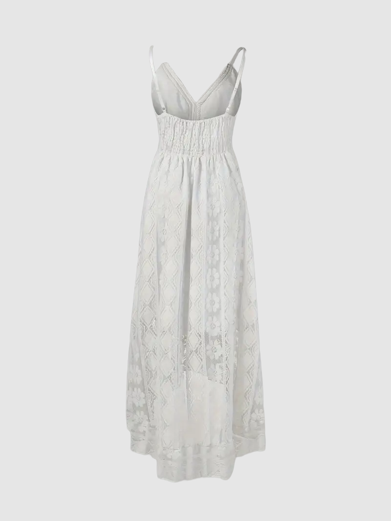Dam Maxi Klänning Boho V-Hals Återvunnen Polyester-2