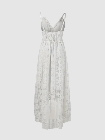 Dam Maxi Klänning Boho V-Hals Återvunnen Polyester-2
