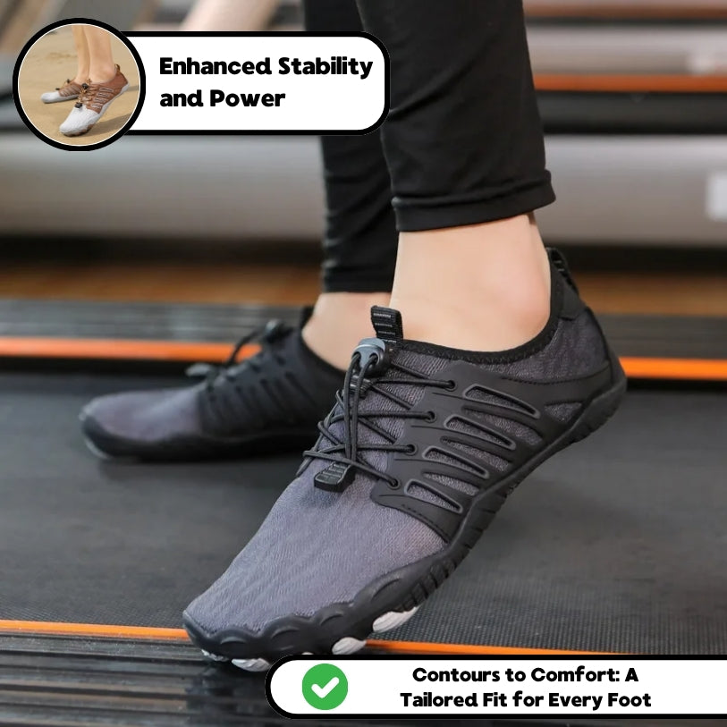Unisex Traction Shoes Naturlig Gång Flexibelt Syntetmaterial-3