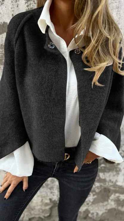 Dam Kappa Tidlös Design Bomullsmix Beige-2